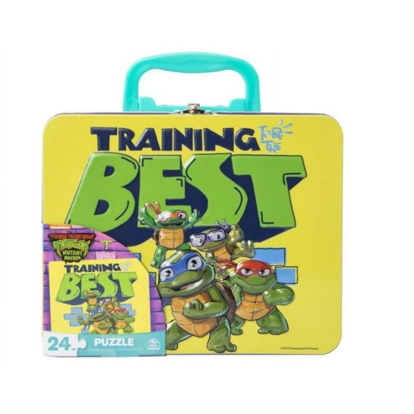 Teenage Mutant Ninja Turtles LUNCH BOX w ASSEMBLE 48pc 12.5" x 15" Jigsaw Puzzle - Picture 1 of 8